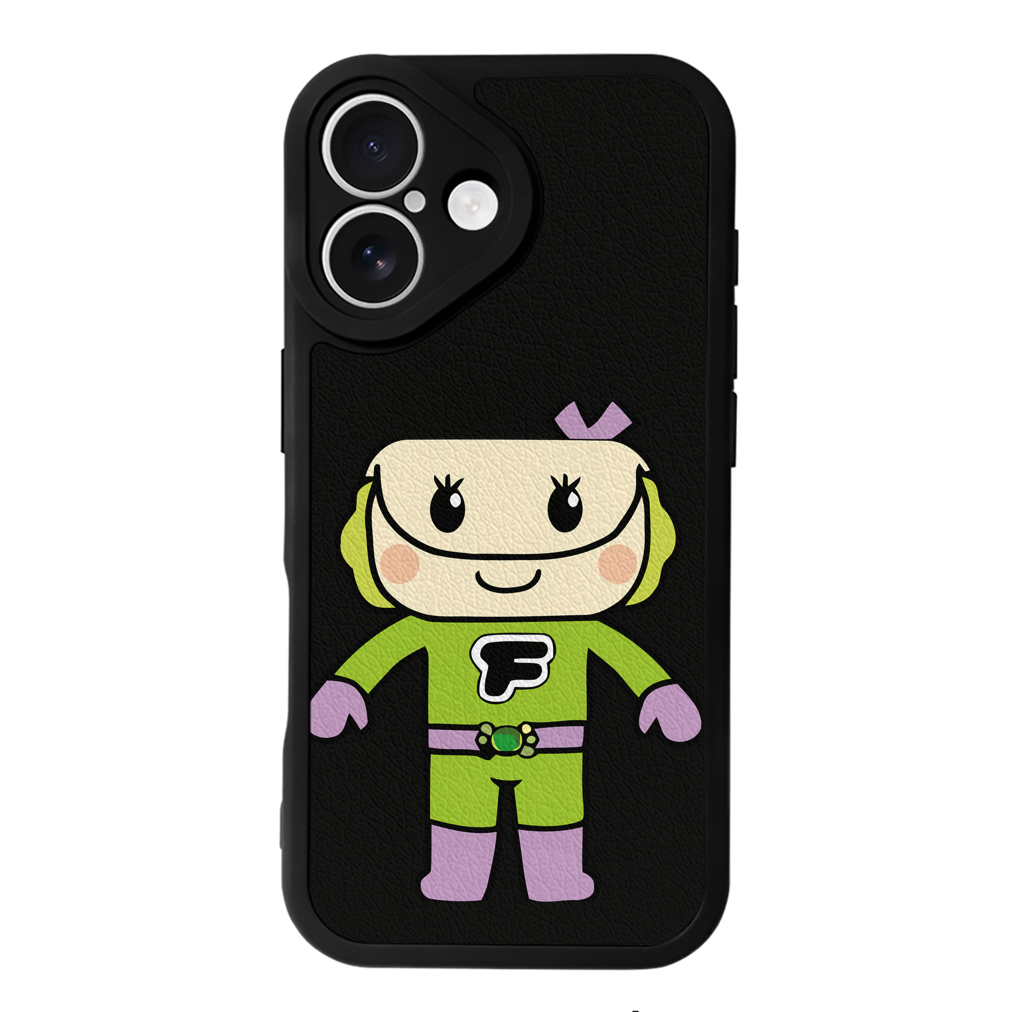 （画像用） アンパンマン Anpanman 【iPhone 16シリーズ対応】シリコンスマホケース（レザー調） 材質：シリコン